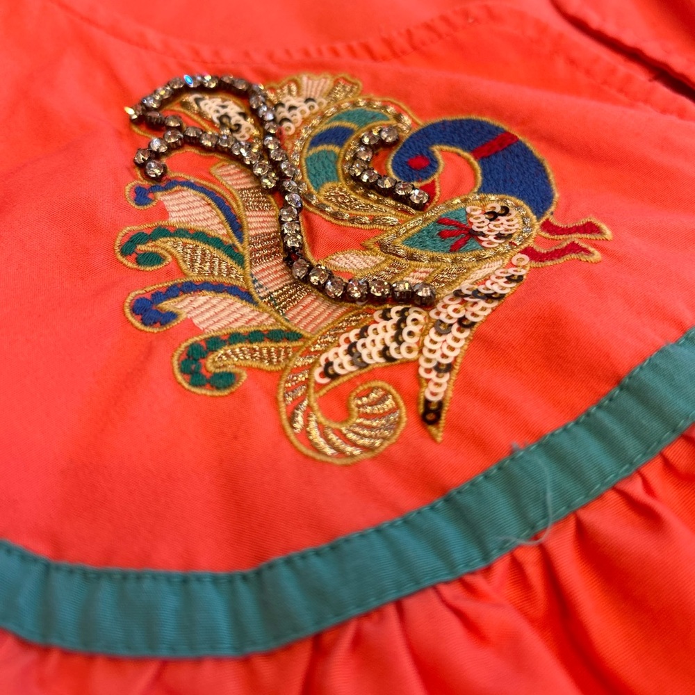 Vintage Peacock Housedress - image 2